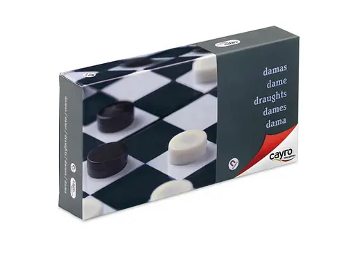 Настольная игра CAYRO Магнитные шашки малые (поле 16х16 см) (406)