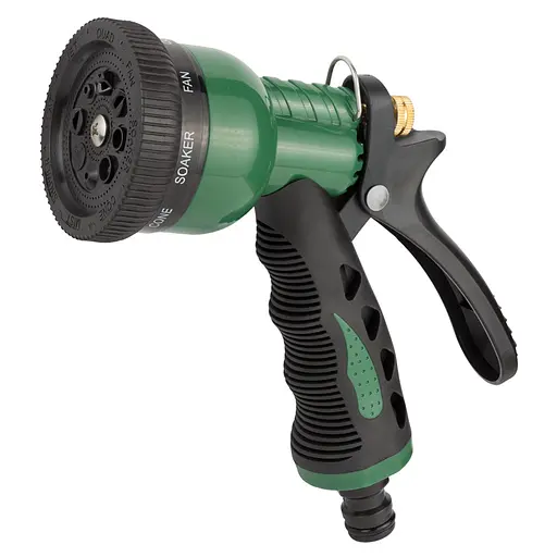 Пистолет-распылитель Grad 8-ми режимный металлический (ABS+TPR) (5012415) - фото 5