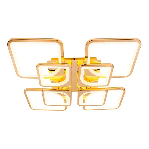 Люстра світлодіодна VALESO V K39047-4+4-TL GD з пультом - фото 3