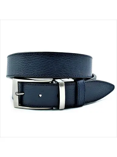 Ремінь шкіряний Le-Mon двосторонній чоловічий 115-125х3,5 см acs0023784 - фото 3