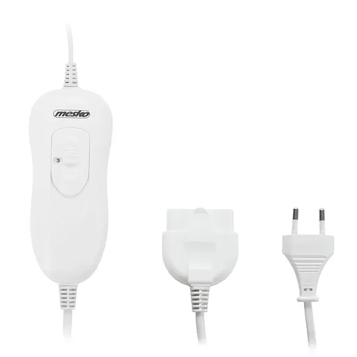 Електропростирадло Mesko MS 7420 двоспальне 2х60 Вт 150x160 4 рівні нагріву поліестер біла - фото 3