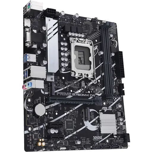 Материнская плата Asus Prime B760M-K D4 s1700 B760 2xDDR4 M.2 HDMI D-Sub mATX - фото 3