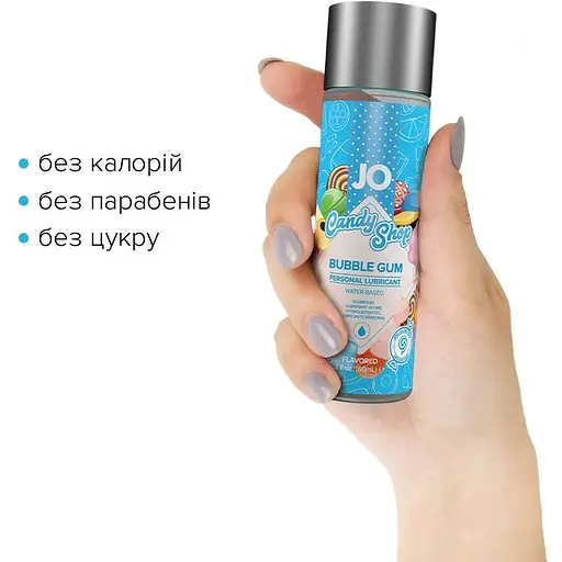 Лубрикант на водной основе System JO H2O - Candy Shop - Bubblegum (60 мл) - фото 2