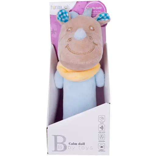 М'яке брязкальце-паличка Funmuch Baby Носоріг (FM555-3H) - фото 4