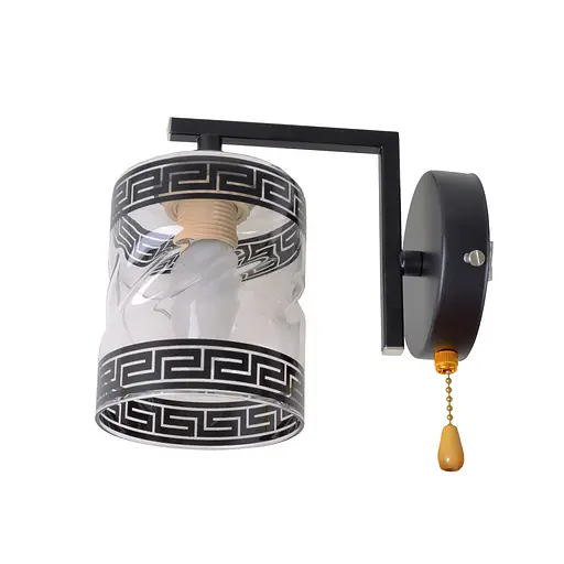 Бра Brille LK-688W/1 E27 BK настінне накладне класичне - фото 9