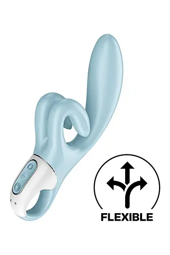 Вібратор-кролик Satisfyer Touch Me 20 см блакитний - фото 10