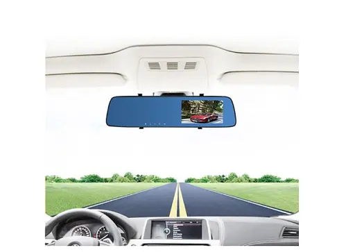 Автомобильный видеорегистратор зеркало L-9003 4,3″ Touch Screen 2 камеры 1080P Full HD - фото 4