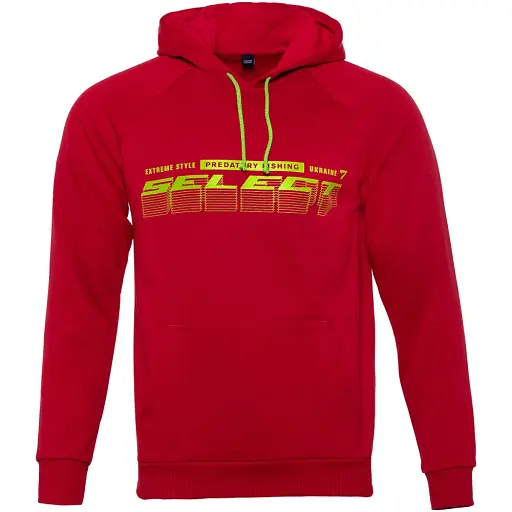 Реглан Select Hoodie Graded Logo XXL Red