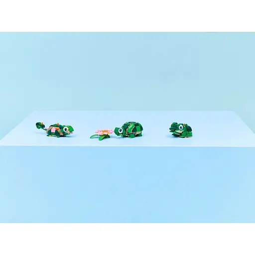 Конструктор LEGO Creator Черепаха з квіткою водяної лілії 124 деталі (31377) - фото 7
