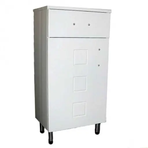 Комод для ванной комнаты ПиК Корфу левый ПП 40 см Белый 30412 - фото 1