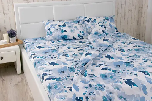 Комплект постельного белья Руно полуторный "Blue Flowers" бязь 1.114_Blue Flowers - фото 7