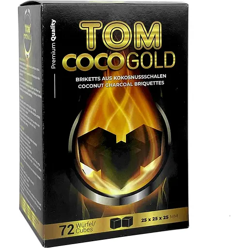 Вугілля кокосове Tom COCO (Cococha) Gold 1кг - фото 1