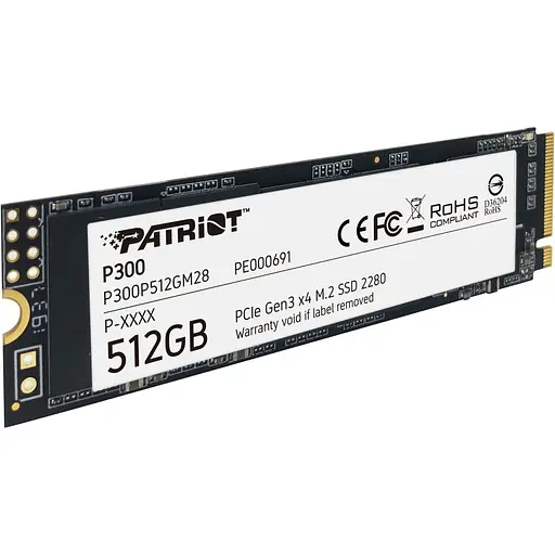 SSD накопитель Patriot P300 512GB (P300P512GM28) [130897] - фото 2