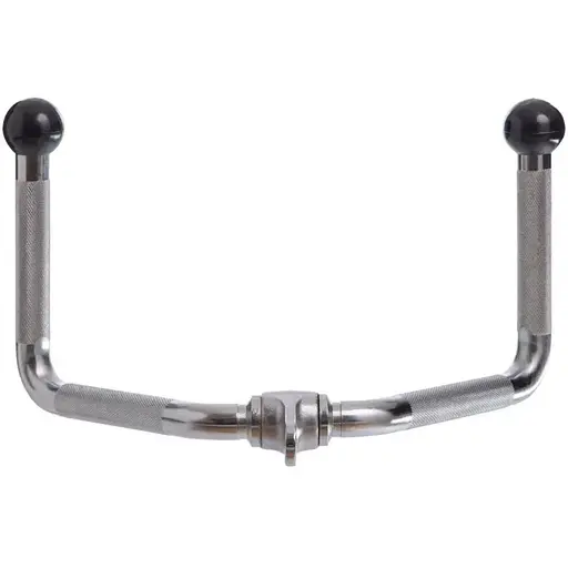 Ручка для нижньої тяги York Fitness Multi-Purpose багатофункціональна з гумовими наконечниками, хром - фото 3