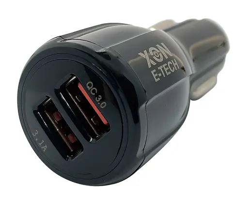 Автомобильное зарядное устройство XON UniLink 2 x QC3.0 Black (CU002A30WB 3418) - фото 1