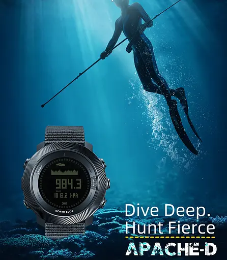 Часы North Edge Model D 10 Bar с компасом - фото 9