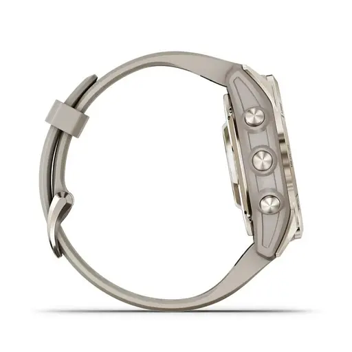 Смарт-часы Garmin Epix Pro Gen 2 Sapphire 42 mm Soft Gold w. Light S. Band (010-02802-10/11) - фото 5