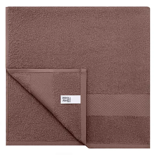 Набір рушників махрових Ardesto Essence 50х90 см 70х140 см 2 шт. 100% бавовна коричневий (ART2358BR)  - фото 3