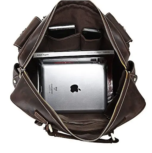 Чоловіча шкіряна сумка Vintage 40х30х9 см sum0012376 - фото 9