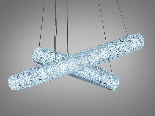 Вишукана світлодіодна люстра Romin підвіс з пультом димером 120 Вт золото - фото 3