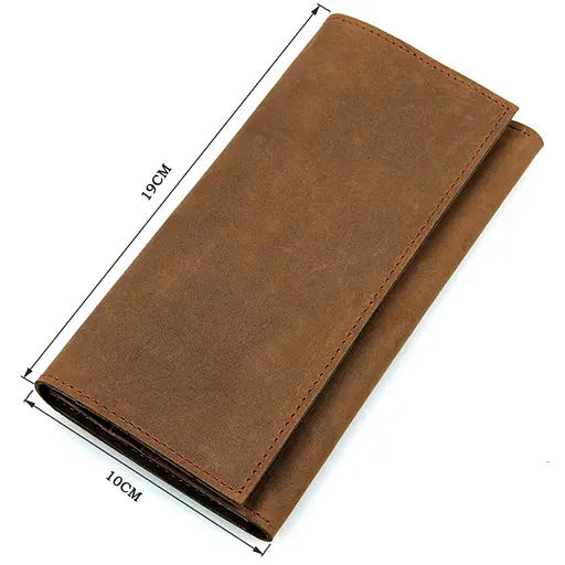 Человек кожаный кошелек Vintage 19x10 см acs0016970 - фото 3