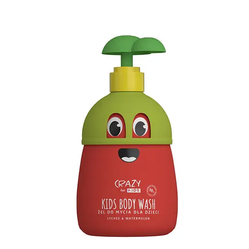 Гель для купання з ароматом лічі та кавуна Crazy for Kids Washing Gel Lychee & Watermelon HiSkin 500 мл - фото 1
