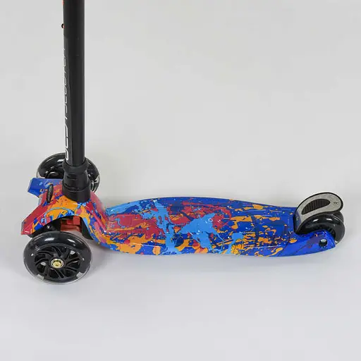 Самокат дитячий Best Scooter 59х16х30 см Чорно-синій 000231540 - фото 3