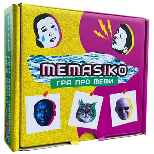 Настольная игра PlayRoom Memasiko (игра про мемы) (укр.) (ВР_ММСК) - фото 1