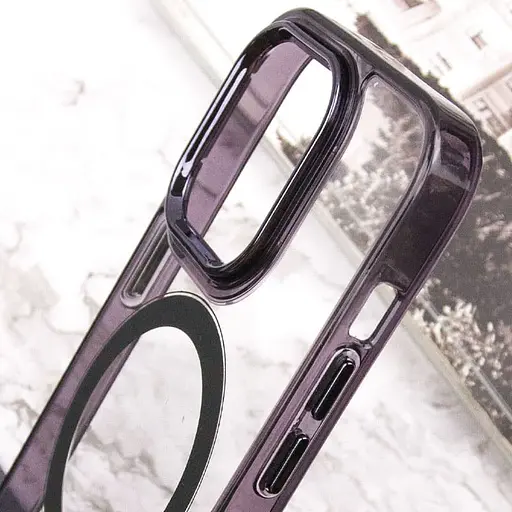 Чохол Epik TPU Iris with MagSafe для Apple iPhone 13 Pro 6.1 Чорний - фото 7