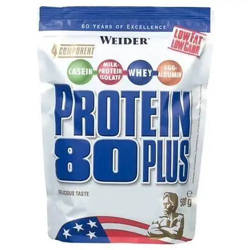 Протеин Weider Protein 80 Plus, 500 грамм - Двойной шоколад