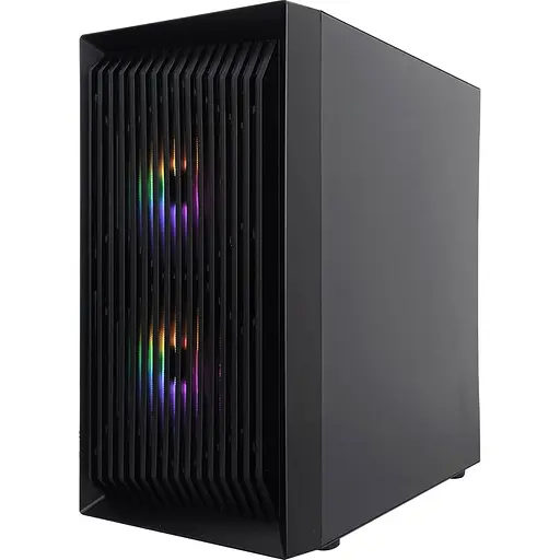 Корпус 1stPlayer BS-2-BK-3F1 Black [134425] - фото 3