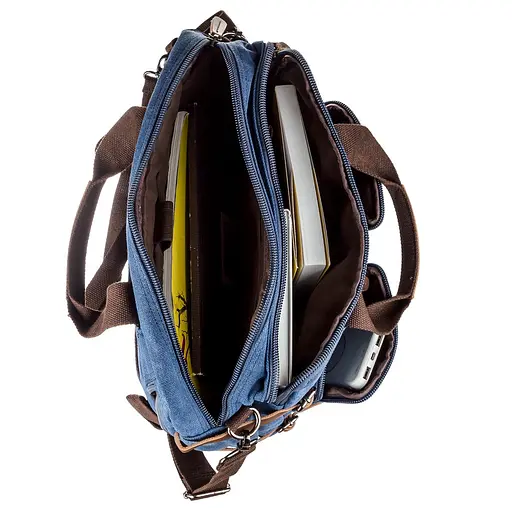 Сумка текстильна Vintage 40х30х6 см sum0012220 - фото 5