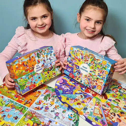 Дитячий віммельпазл "Увесь рік" DoDo Toys 300607, 100 елементів - фото 8
