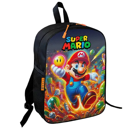 Рюкзак школьный детский Супер Марио «Super Mario» 36х27 см для мальчика (01074)