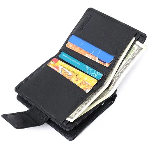 Жіночий шкіряний гаманець ST Leather 10х11.5х2.5 см acs0029427 - фото 7