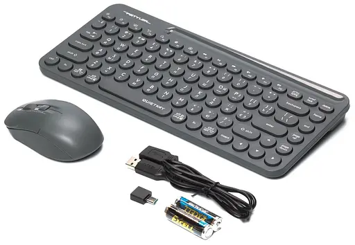 Комплект (Клавіатура та Миша) A4Tech FG3200 Air Wireless Grey - фото 4