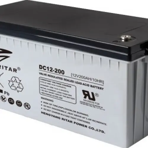 Аккумулятор Ritar Carbon DC12-200C, Black Case, (12V 200.0Ah)