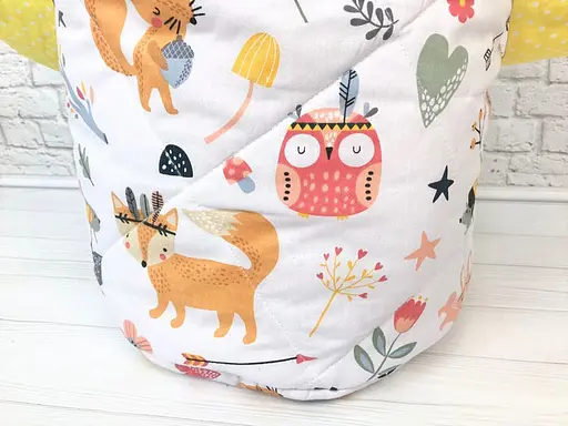 Корзина для игрушек Moontime "Лесные зверята" - фото 3