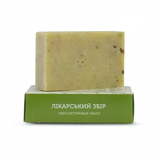 Мило туалетне натуральне ручної роботи Лікарський збір ЯКА 75 г - фото 1