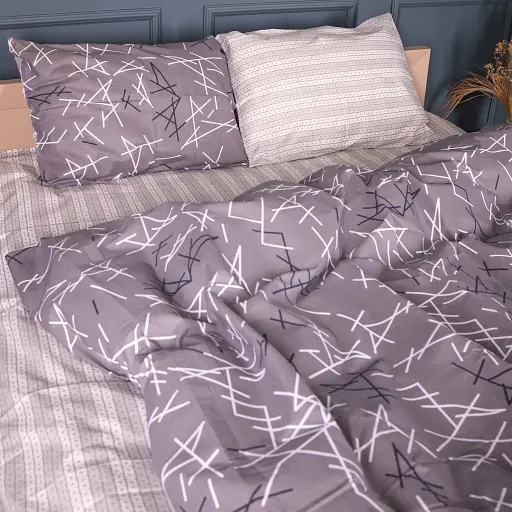 Пододеяльник MirSon Scandi Lines бязь 200х220см (2200012433768)