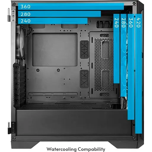 Корпус Chieftec APEX AIR Black (GA-01B-M-OP) (без блока питания) - фото 5