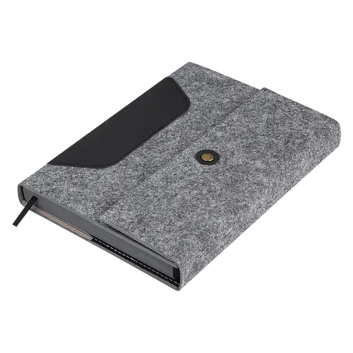 Щоденник датований Buromax Oscar 2026 A5 штучна шкіра чорний (BM.21142-01) - фото 2