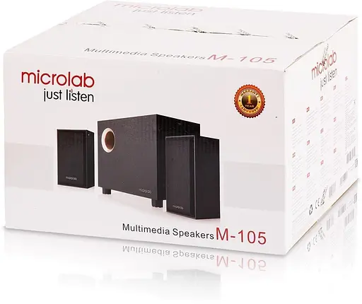 Акустическая система Microlab 2.1 M-105 10Вт Black (M-105) - фото 5