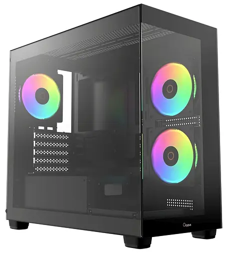 Корпус OCYPUS GAMMA C52 BK ARGB (GAMMA-C52-BKD300XX-GL) без блока питания - фото 1