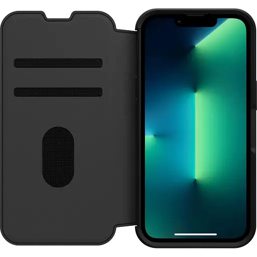 Оригінальний чохол книжка OtterBox Strada шкіряний протиударний для iPhone 13 Pro Black (77-85796) - фото 8