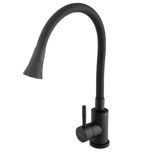 Змішувач для кухні Globus Lux Alpen SBT1-203SA-BB-B01 Чорний матовий - фото 2