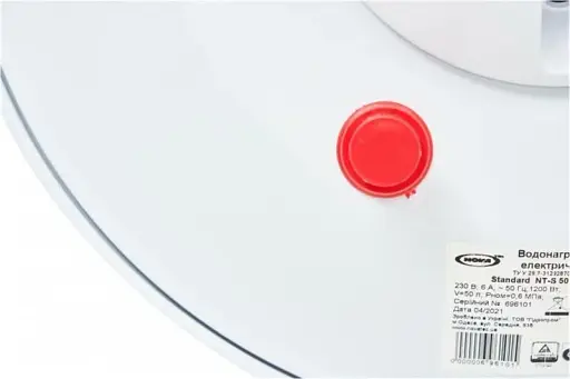 Бойлер електричний накопичувальний Nova tec NT-S 50 Standard 30412 - фото 8