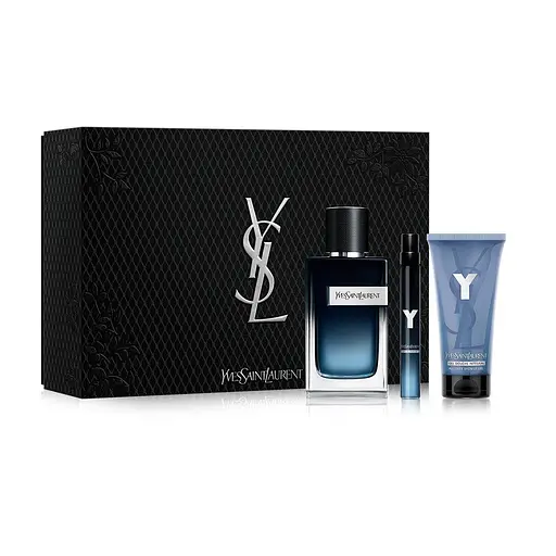 Набор Yves Saint Laurent Y 100 мл парфюмированная вода, 50 мл гель для душа, 10 мл парфюмированная вода - фото 1