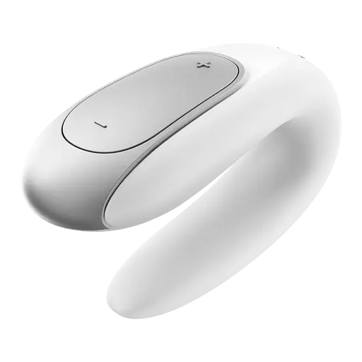 Вібратор Satisfyer Double Fun Partner 9.3 см білий - фото 5