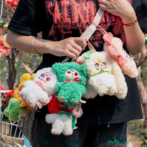 Колекційна м'яка іграшка з кільцем Pop Top Baby Three Весна - фото 7